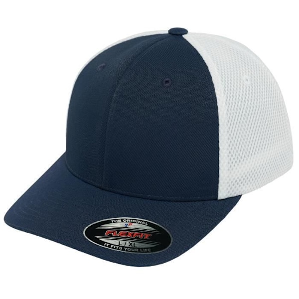 Flexfit Men Caps / Cap Flex Fitted Flexfit 2-Tone Ultrafibre & Airmesh Blå L/XL