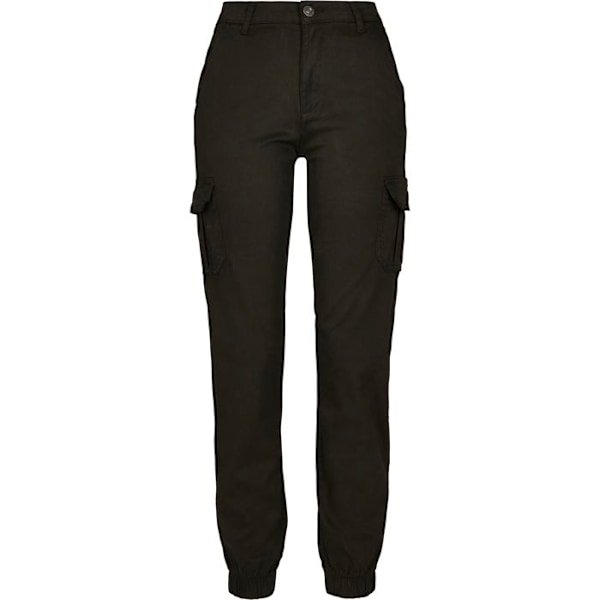 Cargo bukser til kvinder - Urban Classic - Høj talje - Sort farve - Optimal komfort - Streetwear stil sort 28