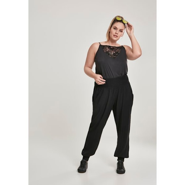 Kvinde bukser - Urbane klassiker - Sarong - Høj talje - Regular pasform - 100% Viskose svart vit M