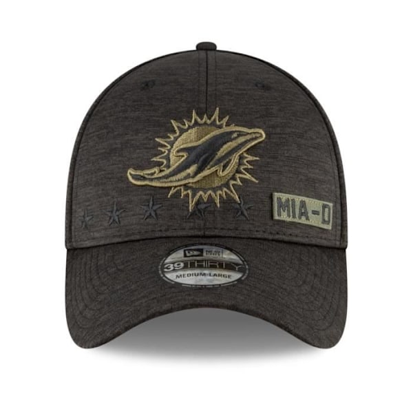 Casquette New Era 39Thirty - Miami Dolphins - Hyllning till tjänsten 2020 - Broderad - Tryckt kamouflage Miami Dolphins S / M