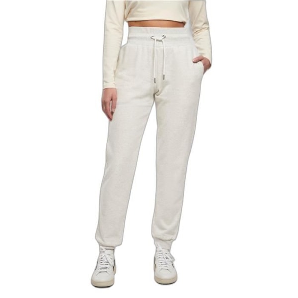 Urban Classics GT högmidjade joggingbyxor för kvinnor - ljusgrå - 2XL Ljusgrått XXXXL
