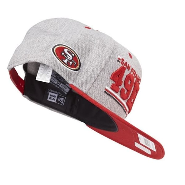 Snapback-lippalakki New Era 9Fifty - San Francisco 49ers - Harmaa - Miehet - Urheiluvaatteet Grå S / M