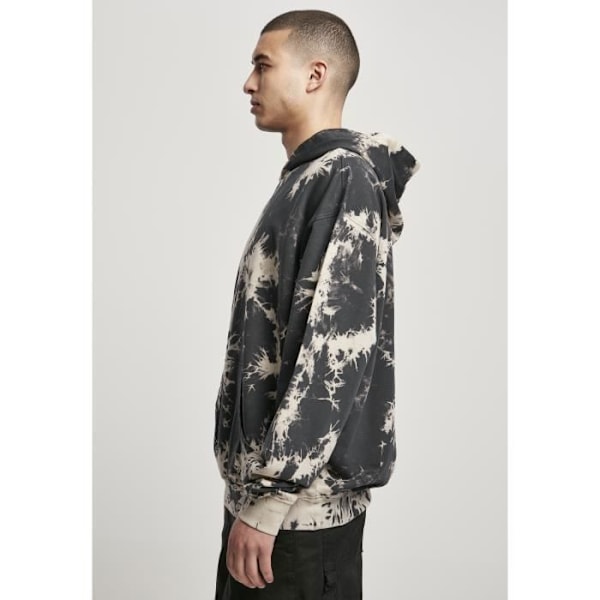 Sweat med hætte Urban Classics bleached - sort - L sort S
