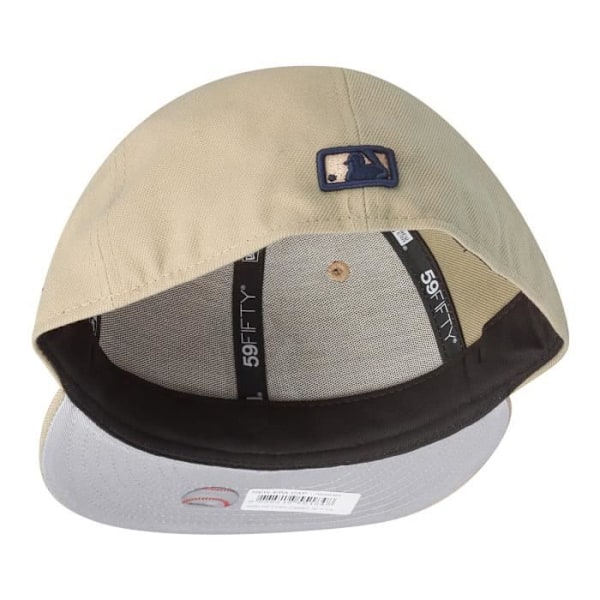 Casquette justerbar New Era 59Fifty - New York Yankees - Beige / Marineblå - Sportstøj Beige 8