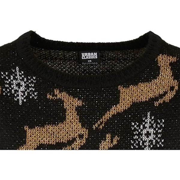 Oversized Juletrøje Dame - Urban Classics - Sort - Rund Hals - Til Voksne Svart XS