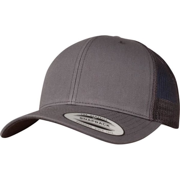 Flexfit RETRO Trucker Snapback - tummanharmaa