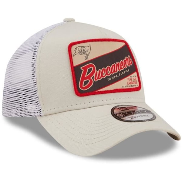 Casquette Trucker A-Frame - NEW ERA - Tampa Bay Buccaneers - Vit - Vår / Sommar sten