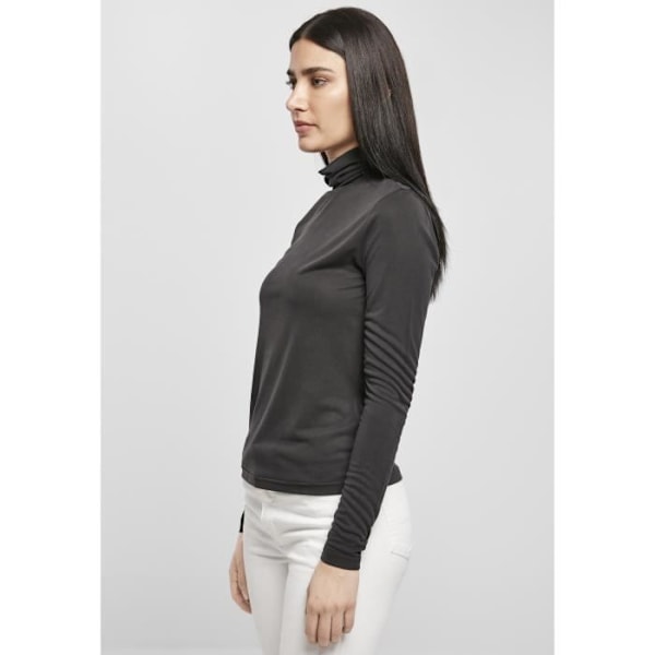 Trøje med rullekrave, lange ærmer, kvinde, Urban Classics, Modal - sort - XS