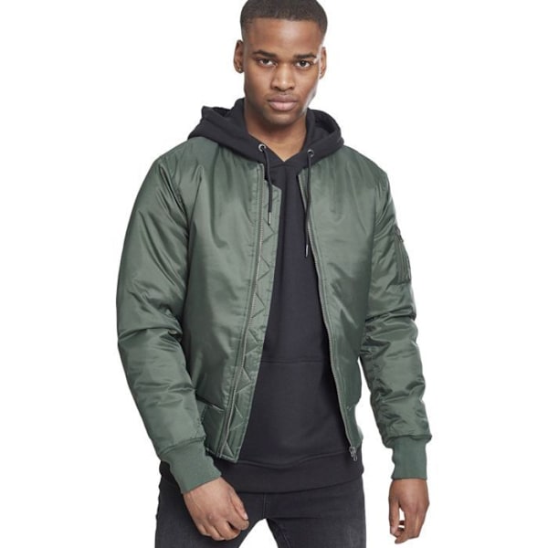 Jacka - Urban Classic - Basic Bomber - Färg oliv - Unisexe - Stort storlek oliv XXXXL
