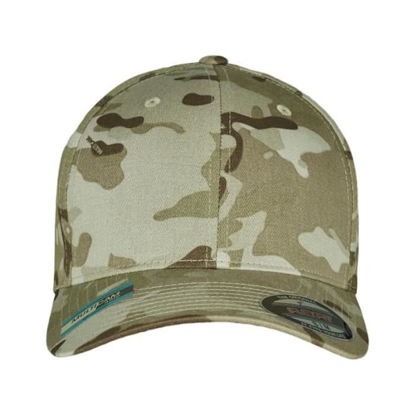 Casquette Flexfit Stretchable Multicam - FLEXFIT - kamouflage - Khaki camo - Vit - Herr - Sportkläder Kakhi kamouflage S / M