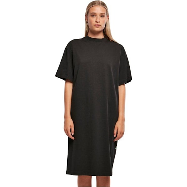 Lang kjole til kvinder Urban Classics Oversized Tee - sort - XL Svart S