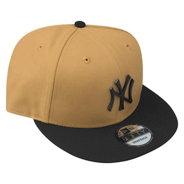 Snapback-keps New Era - METALBADGE New York Yankees - Vit - Herr - Höst / Vinter Svartvitt
