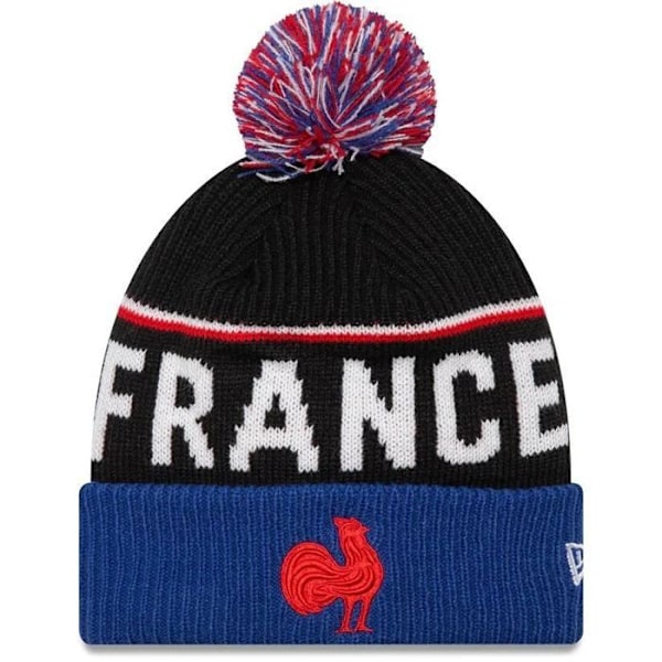 Mössa med pompom Sport Fédération Française De Rugby New Era One Size Svart Blå Svart Unik storlek
