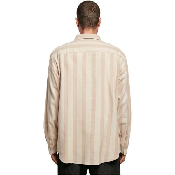 Chemise Urban Classics Raidoitettu - beige - S Beige