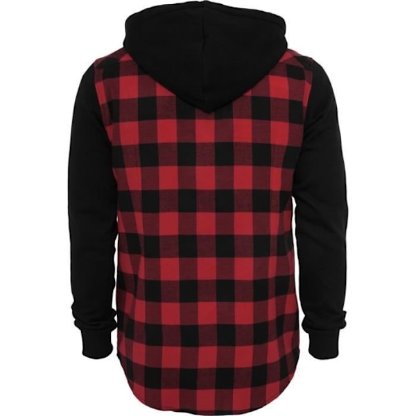 Urban Classics - HUPPARI Flanell Paita punainen - S - M