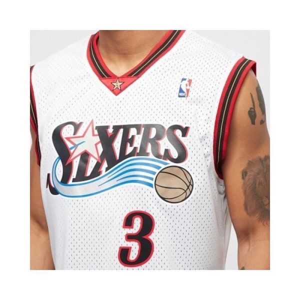 T-shirt - Mitchell et Ness - Nba Swingman - Hvid - Korte ærmer - Åndbar Vit XXL