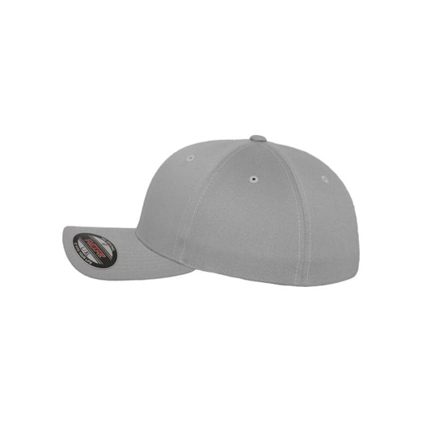 Keps - Flexfit - Wooly Combed - Svart - Silver - Sportkläder pengar XXL