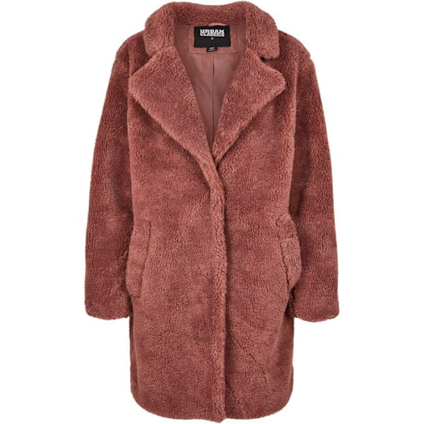 Parka kvinde - Urban Classic - Oversized - Sherpa - Vaflet fløjl - Multisport mörkrosa XS