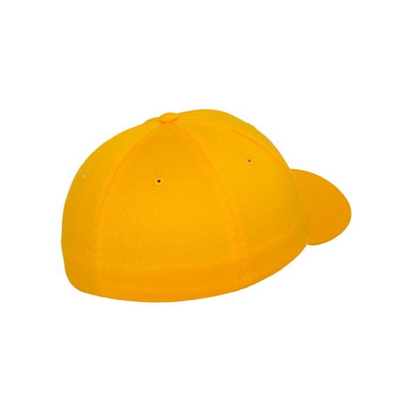 Lippalakki - Flexfit - Villa-kammattu - Musta - Kulta - Urheiluvaatteet gyllene S / M