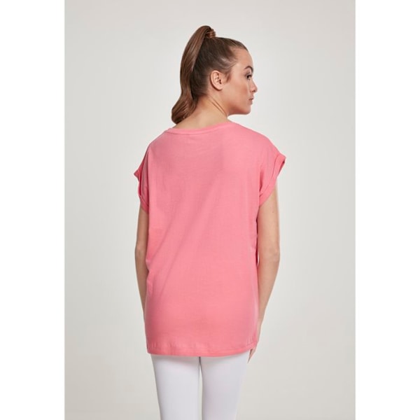 T-shirt kvinna - Urban Classic - Utökad - Rosa - Långa ärmar - 100% bomull rosa XS