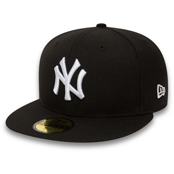 Keps - New Era - BASIC - Svart - Bomull och polyester - Perfekt passform Svart