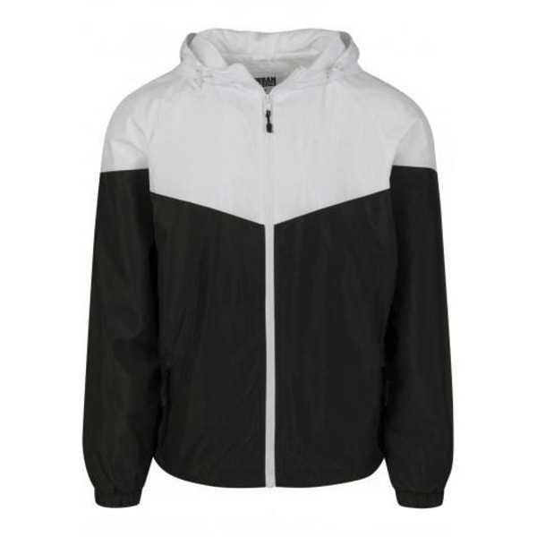 Zip-up vindtæt jakke i to farver - URBAN CLASSICS - Sort - Mand - Voksen - Moderne Svart S