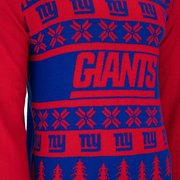 NFL Tiimien Ruma Neule XMAS Joulupaita New York Giants M