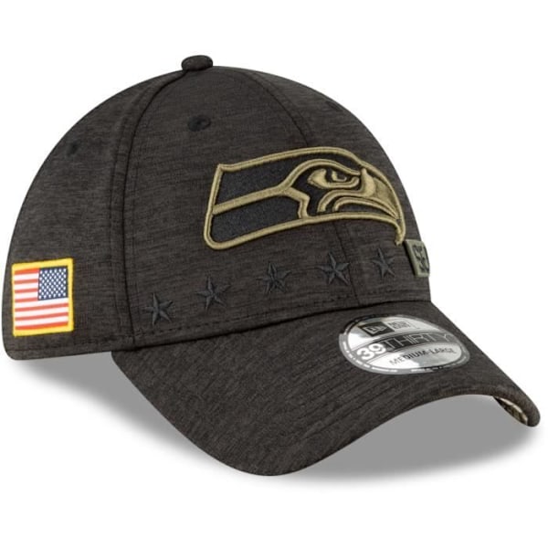 Casquette New Era 39Thirty - Seattle Seahawks - Hyllning till tjänst 2020 - Broderier och tryck i kamouflage Seattle Seahawks S / M