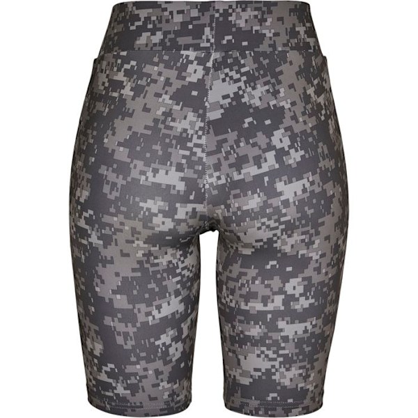 Lyhyt pyöräilyhame nainen - Urban Classics - Korkea vyötärö - Camo - Tiukka - Maksimaalinen mukavuus svart grå XS