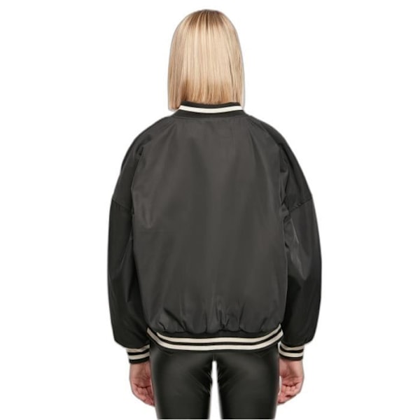 Urban Classics College Recycled Oversized Jacka för kvinnor - Svart - L