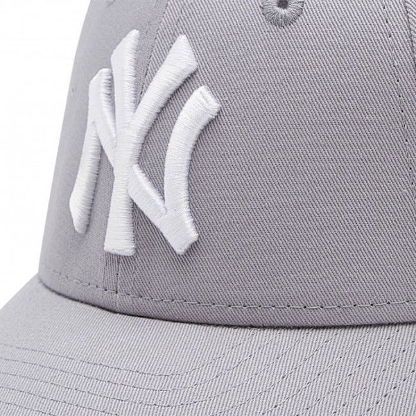 Kapsylen - MLB - K 940 - Grå/Vit - Yankees Logotyp - Justerbar Passform GRÅ Unik storlek