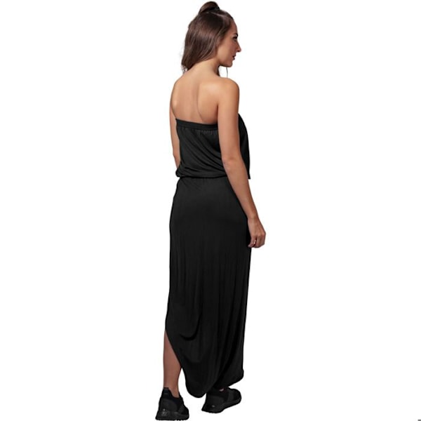 Bandeau kjole - URBAN CLASSICS - Viskose - Sort - Asymmetrisk - Afslappet svart XL