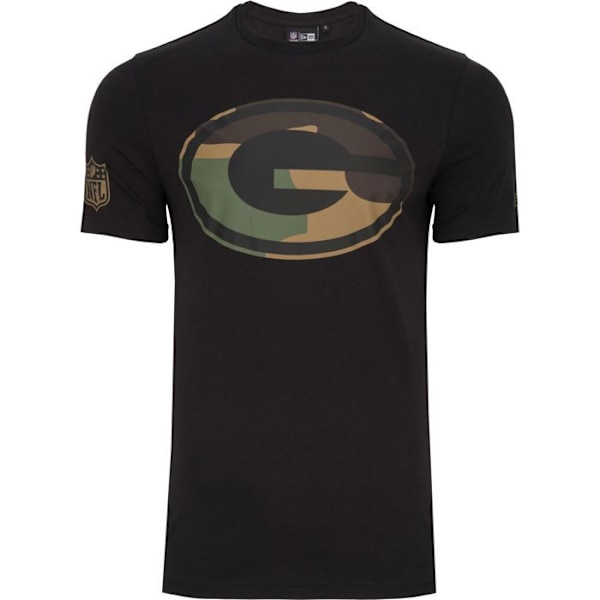 Uuden aikakauden jalkapallofanit-paita - NFL-joukkueet musta / puukamouflage Vert Bay Packers 2.0 XL