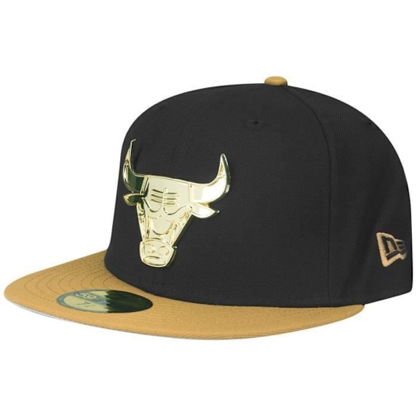 New Era 59Fifty justerbar keps - Chicago Bulls - Broderad logotyp - Svart Svart 8