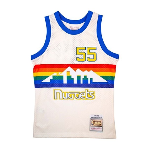 Baskettröja - Denver Nuggets - Dikembe Mutombo - 1991 - Herr - Andningsbar off-white M