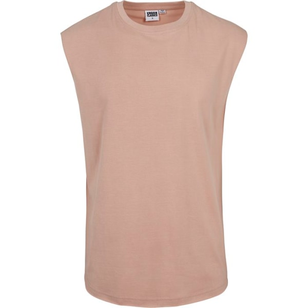 T-shirt - URBAN CLASSICS - Open Edge - Oliven - 100% Bomuld - Uden Ærmer oliv M
