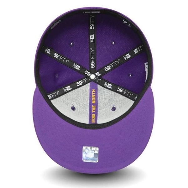 Justerbar keps - New Era - 59Fifty - HOMETOWN Minnesota Vikings - Lila/Vit - Sportkläder Lila 7