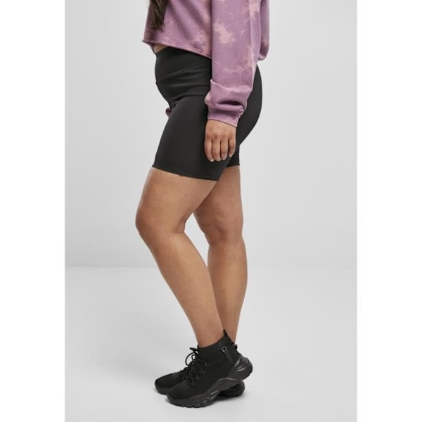 Urban Classics högmidjade cykelshorts för kvinnor - svarta - S Svart M