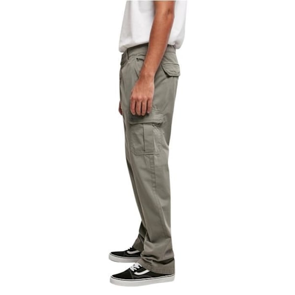 Urban Classics Straight Leg Cargo-housut - tummanharmaat - 30 Mörkgrå 30