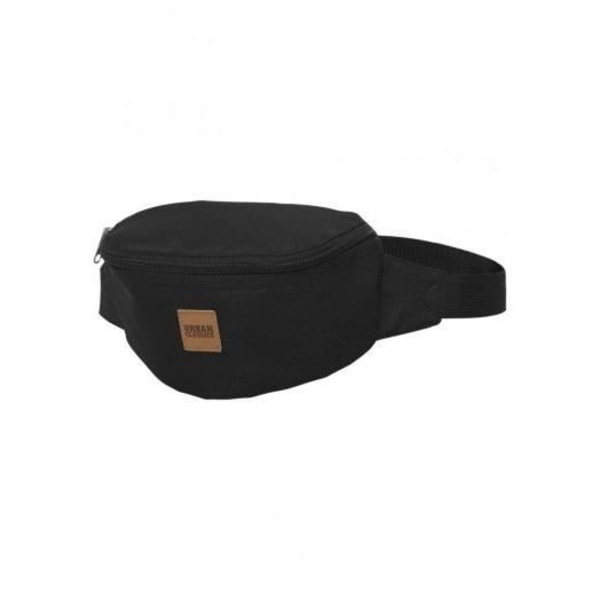 Hip Bag - Urban Classics - Musta - Yksi koko - Vetoketju - Synteettinen sort