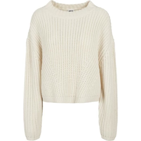 Sweatshirt - Urban Classics - Leveä Oversize - Valkoinen - Korkea kaulus - Pitkät hiukset Vit XXXXXL