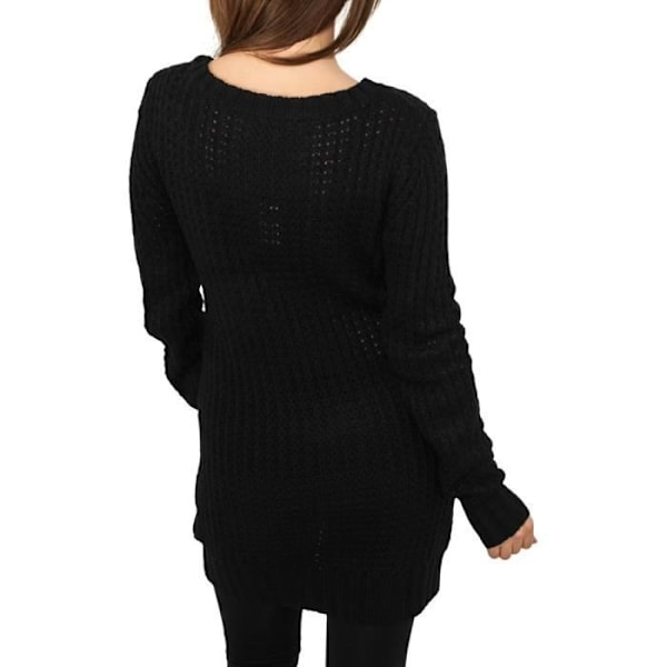 Sweater - Urban Classics - LANG VIDSCHEDE - Noir - Rund hals - Lange ærmer - M