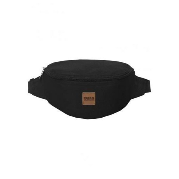 Hip Bag - Urban Classics - Musta - Yksi koko - Vetoketju - Synteettinen sort