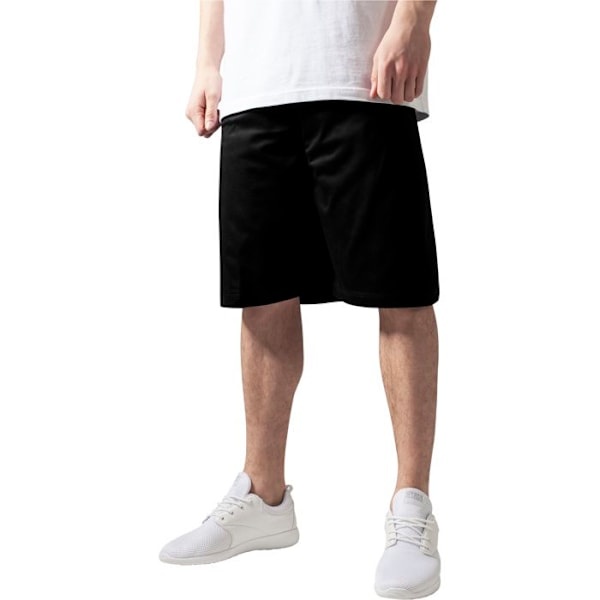 Lyhyet koripalloshortsit - URBAN CLASSICS - Urban Classic - Musta - 100% Polyesteri - Sekä miehille että naisille svart XL