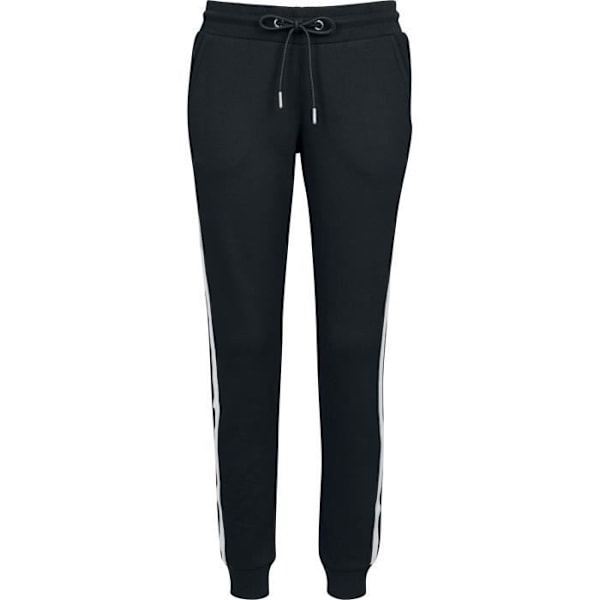Joggingbukser - Urban Classics - College Contrast - Sort/hvid - 63% Bomuld - Størrelse XS Svart vit S
