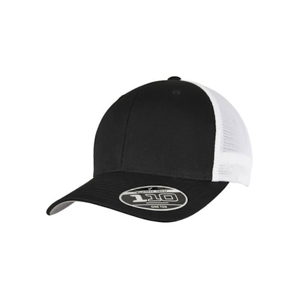 Kasket - Urban Classics - 110 mesh - Sort/hvid - Voksen - Sommer svart vit