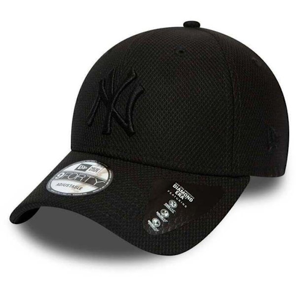 Keps - New Era - New York Yankees - Diamant - Svart - Vuxen - Unisex Svart
