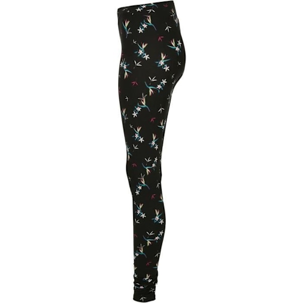 Naisten leggingit Urban Classics Soft AOP - musta/valkoinen/vaaleanpunainen/sininen - L Sort/hvid/lyserød/blå S