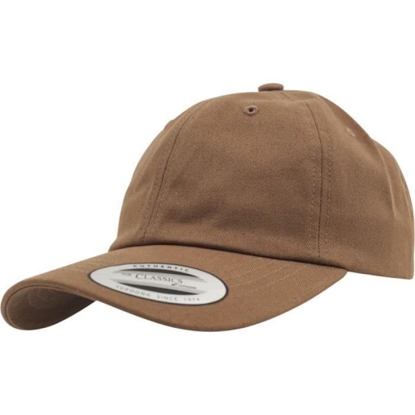 Casquette DAD - Flexfit - tan beige - 100% bomuld - One size - Klassisk stil