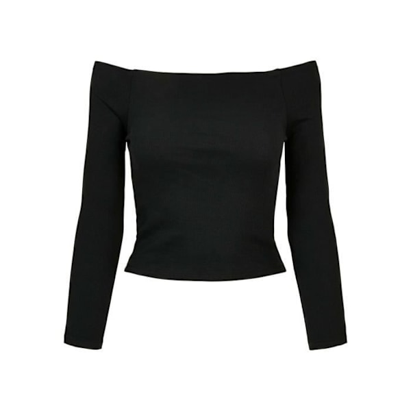 Urban Classics GT Dam Off Shoulder Långärmad T-shirt - Svart - 3XL Svart XXXL